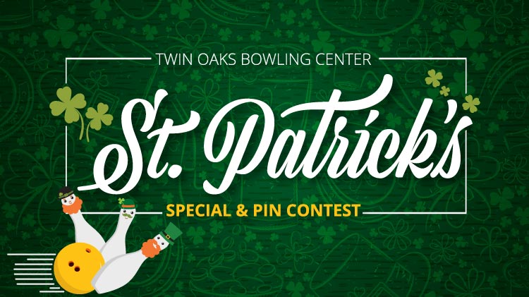 st patricks day bowling alley